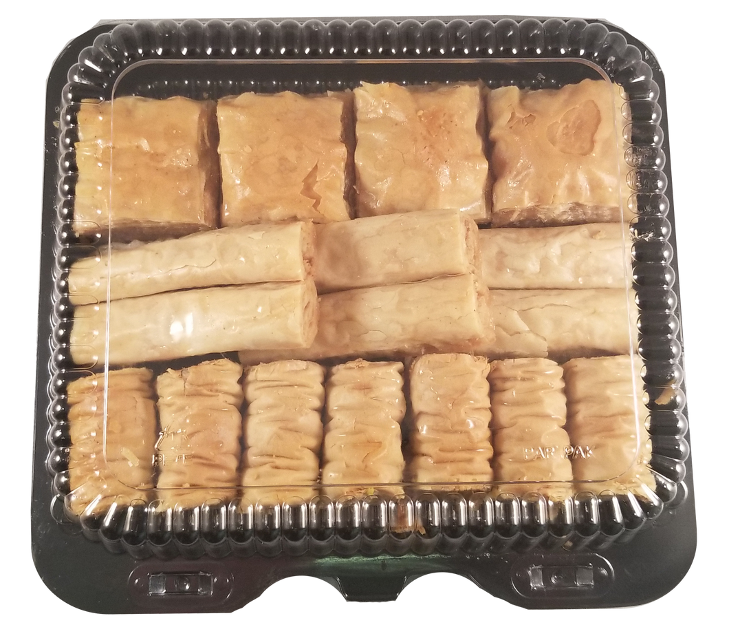 ASSORTED BAKLAVA MINI PACK WALNUTS AND CASHEWS by Paris Pastry