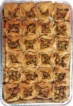 Load image into Gallery viewer, BIRD'S NEST BAKLAVA PISTACHIO HALF TRAY by Paris Pastry