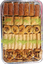 Load image into Gallery viewer, GOLD ASSORTED BAKLAVA TRAY by Paris Pastry in Michigan USA