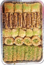 Load image into Gallery viewer, PLATINUM ASSORTED BAKLAVA TRAY by Paris Pastry in Michigan USA