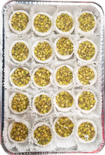 Load image into Gallery viewer, SALLOURIA BAKLAVA PISTACHIO HALF TRAY by Paris Pastry in Michigan USA