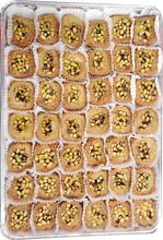 Load image into Gallery viewer, SHAARIA BURMA BAKLAVA PISTACHIO FULL TRAY by Paris Pastry in Michigan USA
