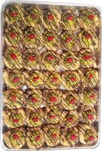 Load image into Gallery viewer, SWAR EL SIT BAKLAVA WITH CHOCOLATE AND PISTACHIO FULL TRAY by Paris Pastry in Michigan USA
