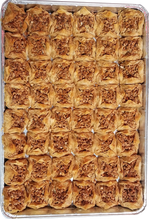 Load image into Gallery viewer, BIRD&#39;S NEST BAKLAVA CASHEW FULL TRAY by Paris Pastry
