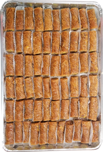 Load image into Gallery viewer, MINI BURMA BAKLAVA PISTACHIO FULL TRAY by Paris Pastry in Michigan USA
