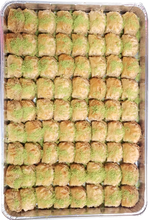 Load image into Gallery viewer, MINI ROSE BAKLAVA CASHEWS FULL TRAY by Paris Pastry in Michigan USA

