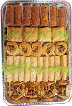 Load image into Gallery viewer, GOLD ASSORTED BAKLAVA TRAY by Paris Pastry in Michigan USA
