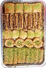 Load image into Gallery viewer, PLATINUM ASSORTED BAKLAVA TRAY by Paris Pastry in Michigan USA
