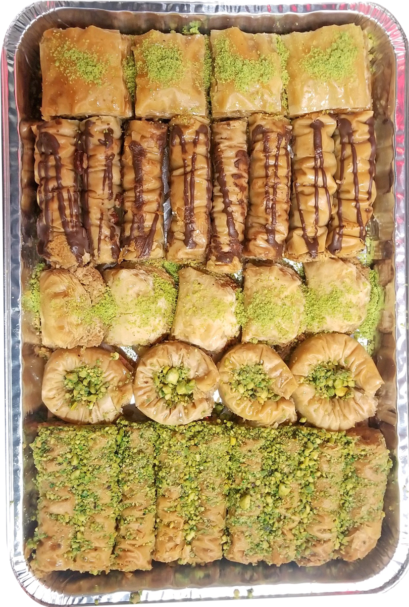 PLATINUM ASSORTED BAKLAVA TRAY by Paris Pastry in Michigan USA