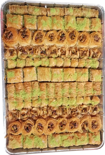SUGAR FREE ASSORTED BAKLAVA TRAY FULL TRAY by Paris Pastry in Michigan USA