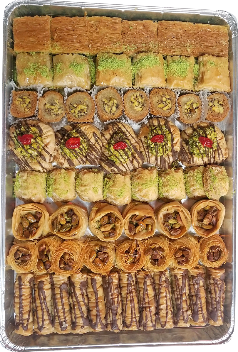 SIGNATURE 2 ASSORTED BAKLAVA TRAY by Paris Pastry in Michigan USA