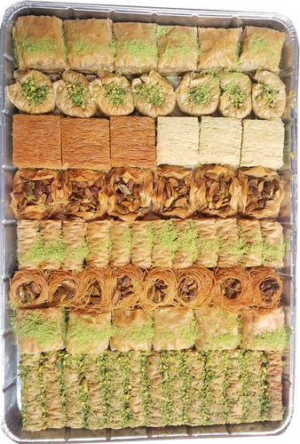DELUXE 3 ASSORTED BAKLAVA TRAY by Paris Pastry in Michigan USA