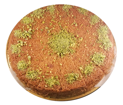 KANAFEH WITH SWEET CREAM Round Tray by Paris Pastry in Michigan USA